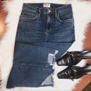 Agolde Sophie High Rise Skinny Crop Jeans Sz 26